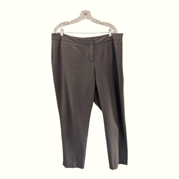 Ellen Tracy Olive Trouser Pants,size 14 - Picture 1 of 5